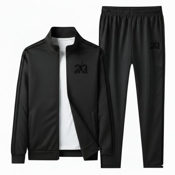 Zayra 3-Stripe Casual 2-Pcs Winter Tracksuit. D-5