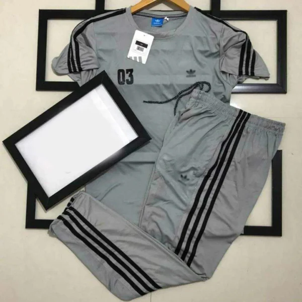 Zayra 3-Stripe Style Abibas 2-Pcs Summer Suit