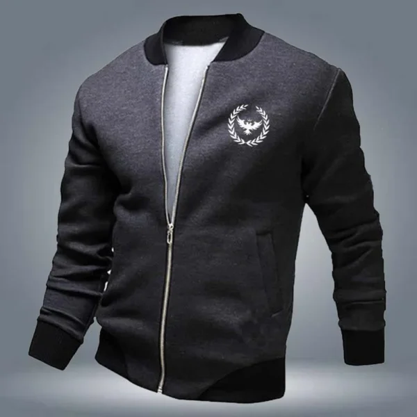 Zayra Eagle Printed Cross Border Winter Zipper Jacket