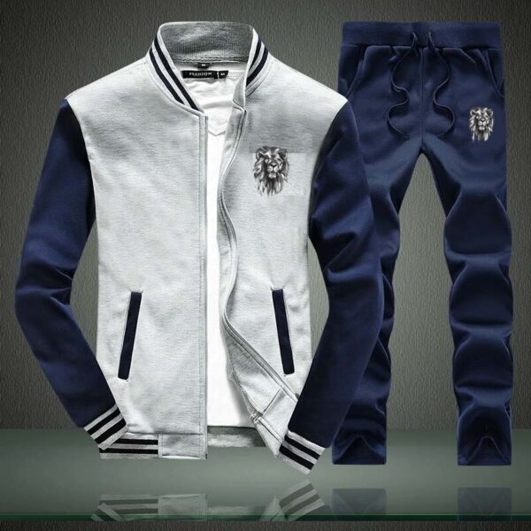 Zayra RL Baseball Style 2-Pcs Winter Tracksuit D-4
